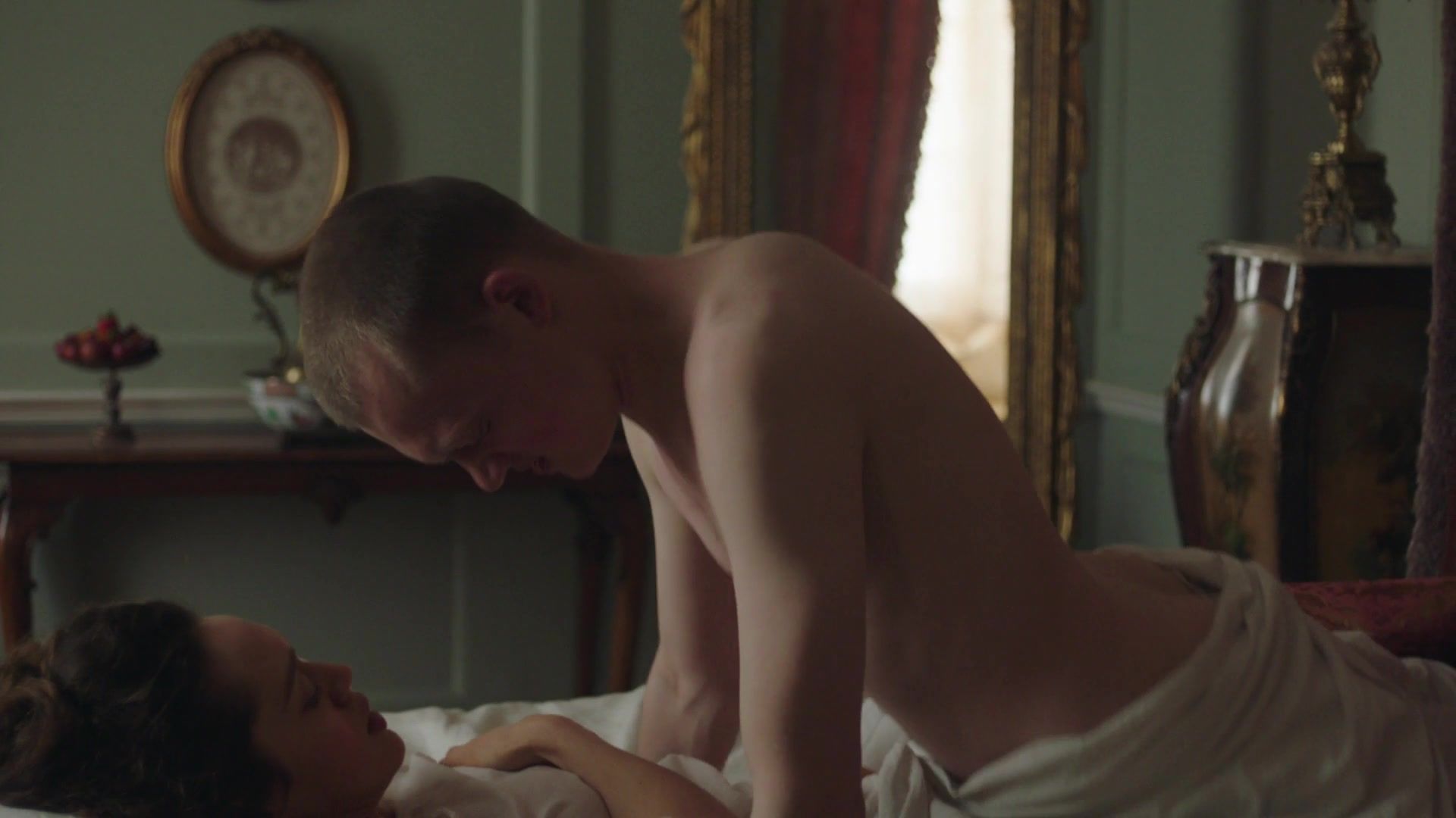 Pink Pussy Jessica Brown Findlay, Kirsty J. Curtis nude - Harlots s03e08 (2019) Swingers - 1