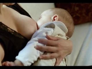 Teen Hardcore Breastfeeding baby - Energy drink Foot Job