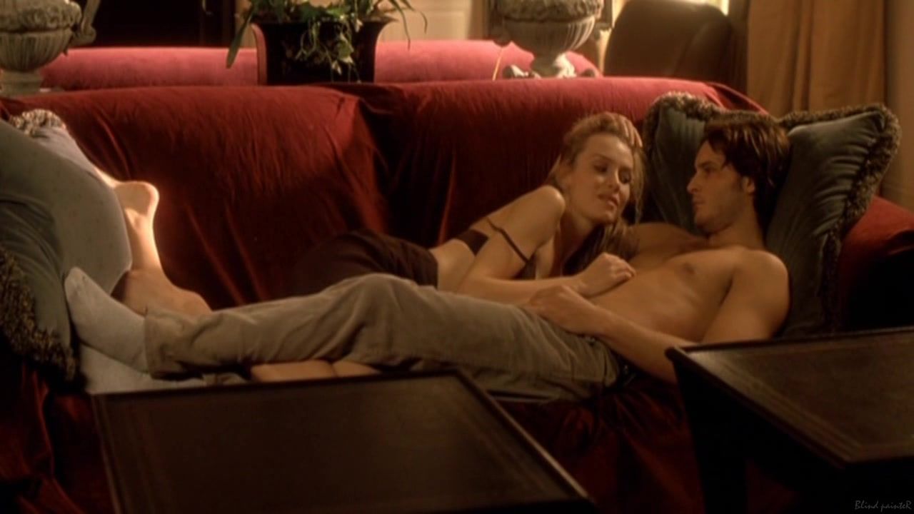 Gaygroup Hot Sex Scene with nude Saffron Burrows | The movie "Tempted" | Released in 2001 Roolons