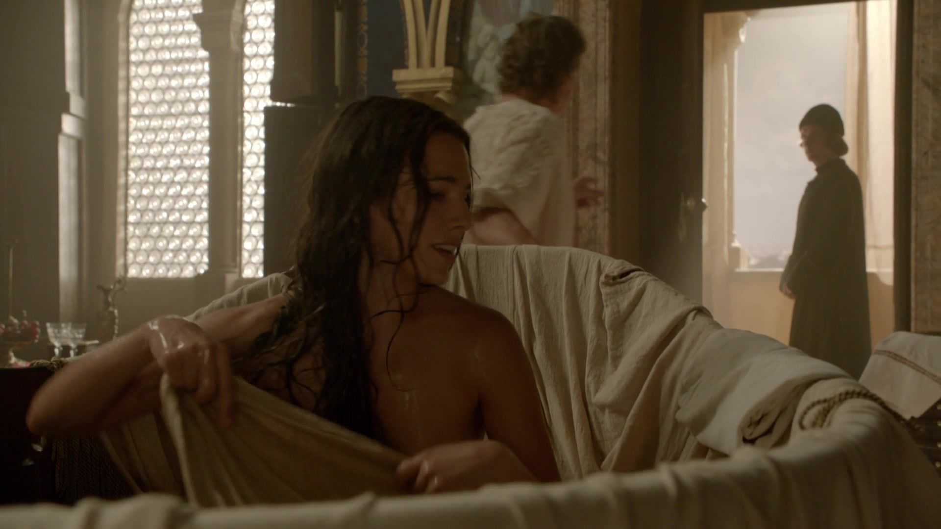 One Melia Kreiling topless video | TV movie "The Borgias" High