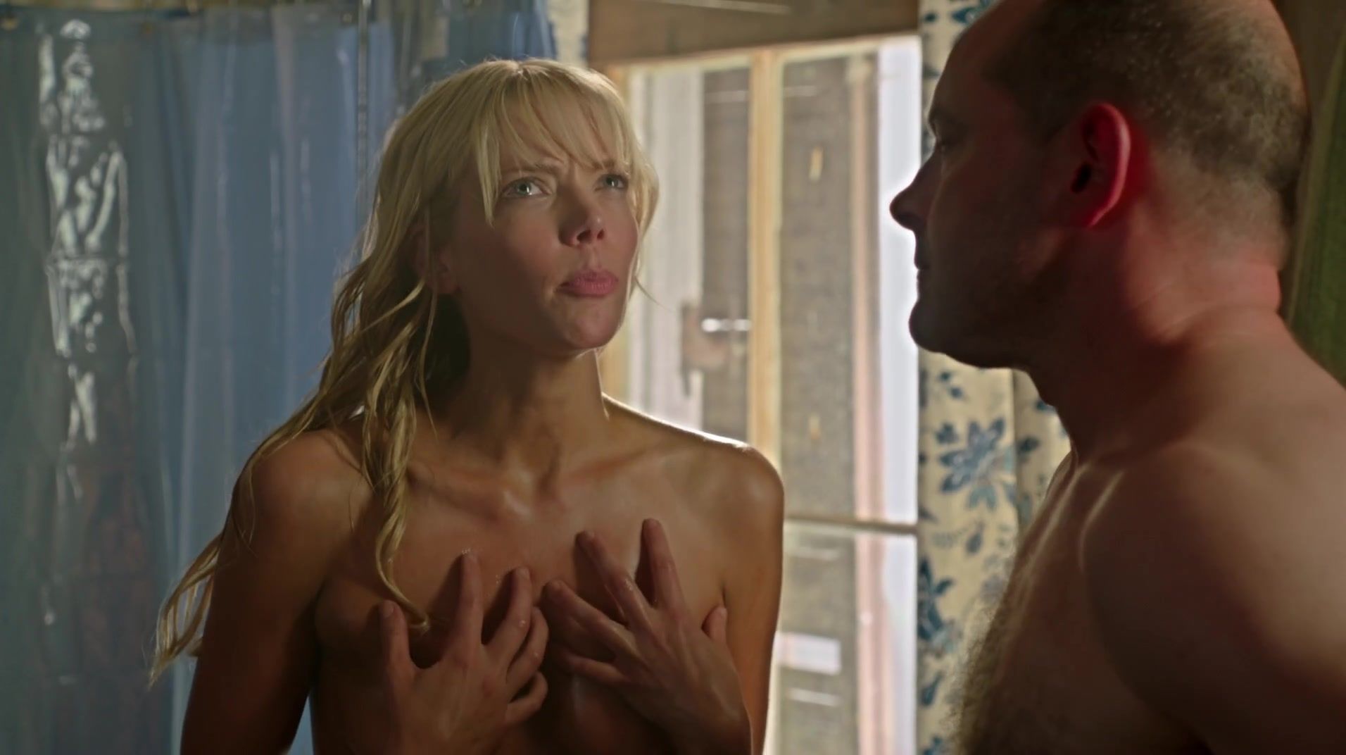 Lezdom Celebs Full Frontal Scene with sexy Riki Lindhome | The movie "Hell Baby" | Released in 2013 Vergon - 1