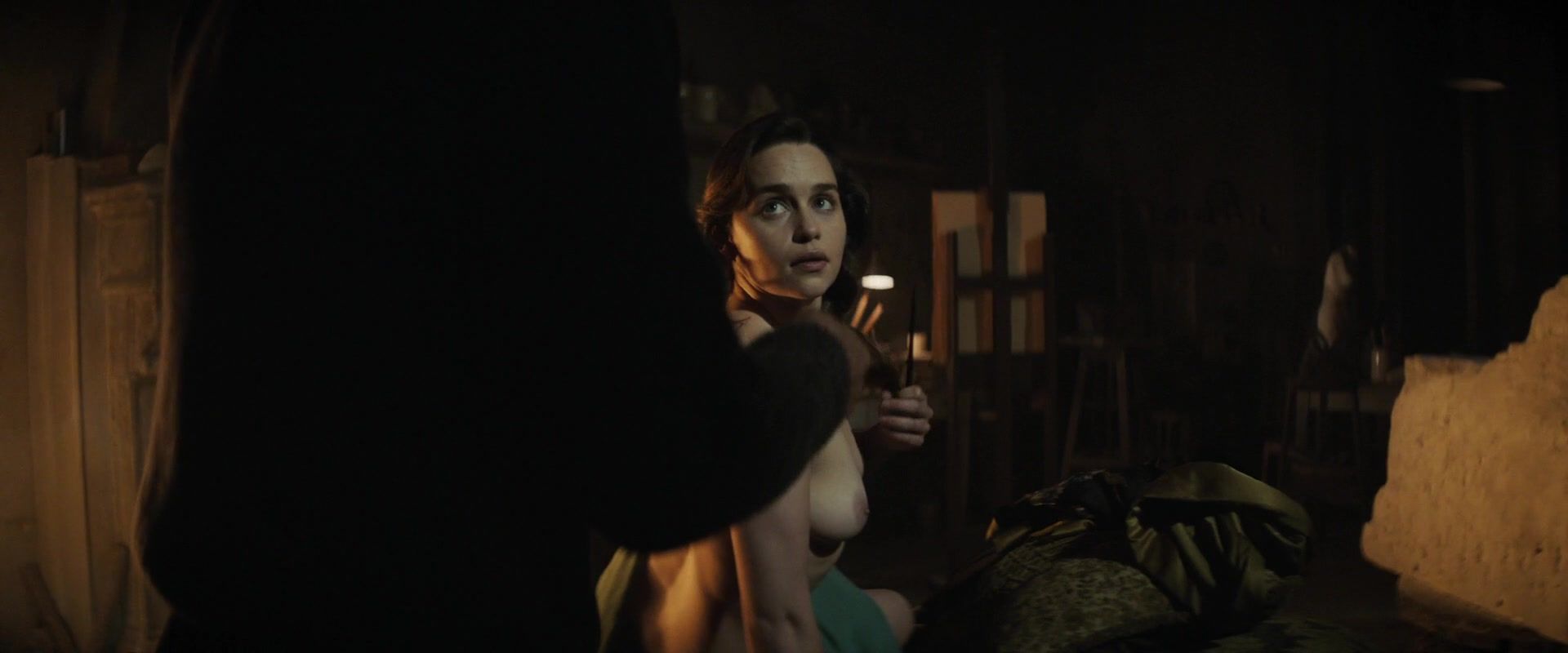 Free Fuck Clips Naked Emilia Clarke in topless scene of the movie "Voice from the Stone" | Released in 2017 Chubby