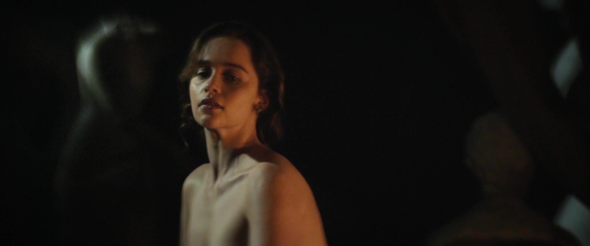 Dirty Naked Emilia Clarke in topless scene of the movie "Voice from the Stone" | Released in 2017 Celebrity Sex