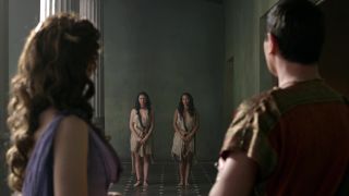 Coed Topless and Sex Scenes Jessica Grace Smith, Lesley-Ann Brandt - Spartacus. Gods of the Arena s01e03 (2011) Ice-Gay