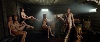 Brazil Russian Sauna Nude scene wit Russiian Celebrity Kristina Asmus and Evgeniya Malakhov | The movie "A zori zdes tikhie" (2015) Cunt