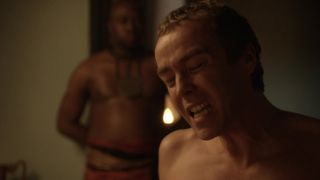 Eating Topless Lucy Lawless, Lesley-Ann Brandt - Spartacus Blood and Sand s01e06 (2010) Public