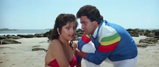 Nicki Blue SONAM BIKINI SCENE RARELY Movie-Vijay (1988) Slutty