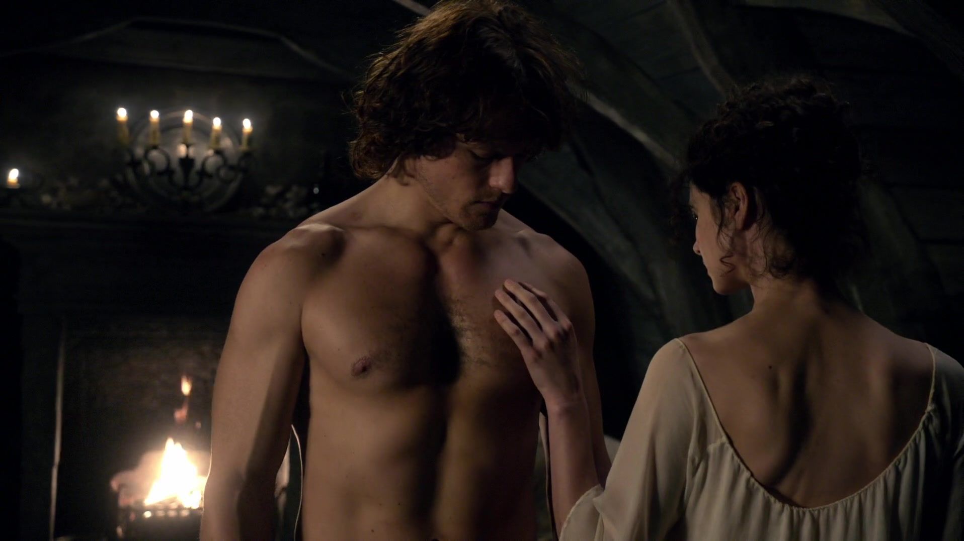 18yearsold Sex scene of naked Caitriona Balfe | TV show "Outlander" Best Blowjob Ever - 2