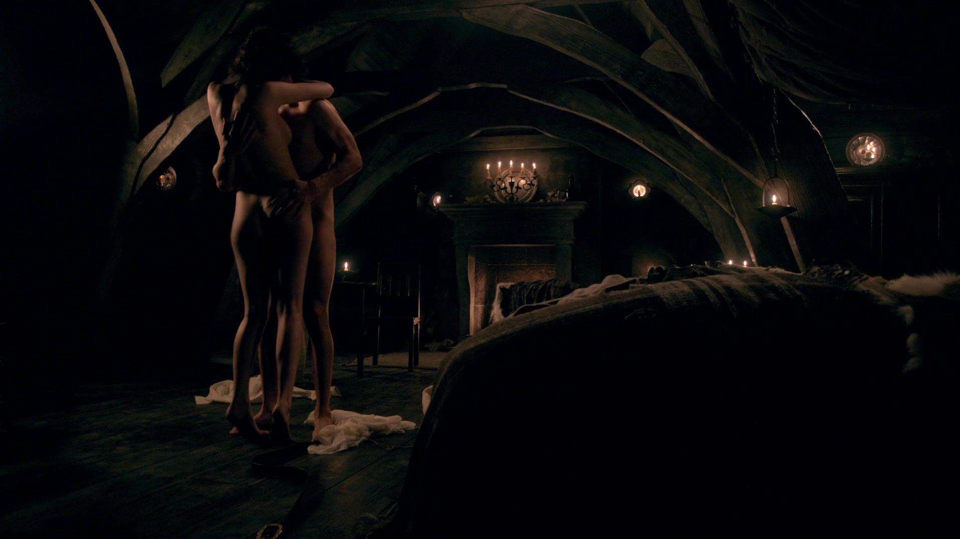 HellXX Sex scene of naked Caitriona Balfe | TV show "Outlander" Uniform