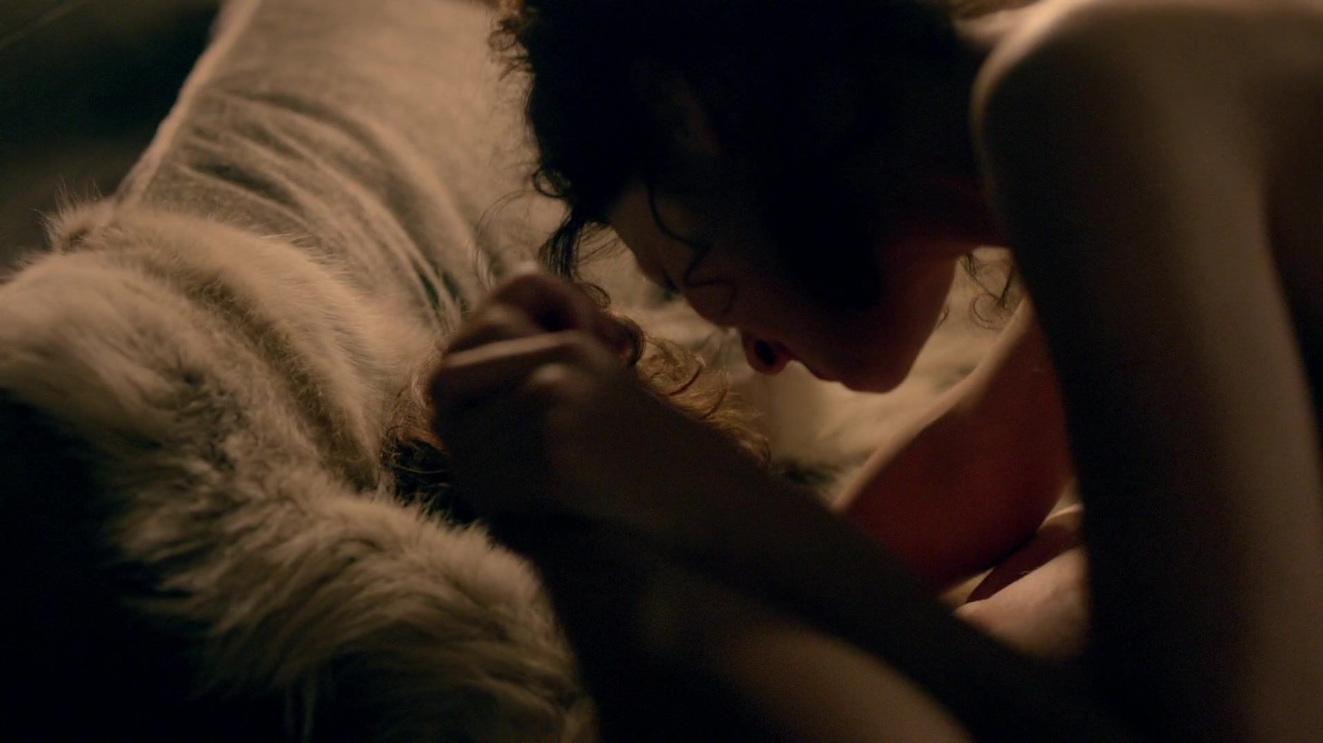 Masturbate Sex scene of naked Caitriona Balfe | TV show "Outlander" Stockings