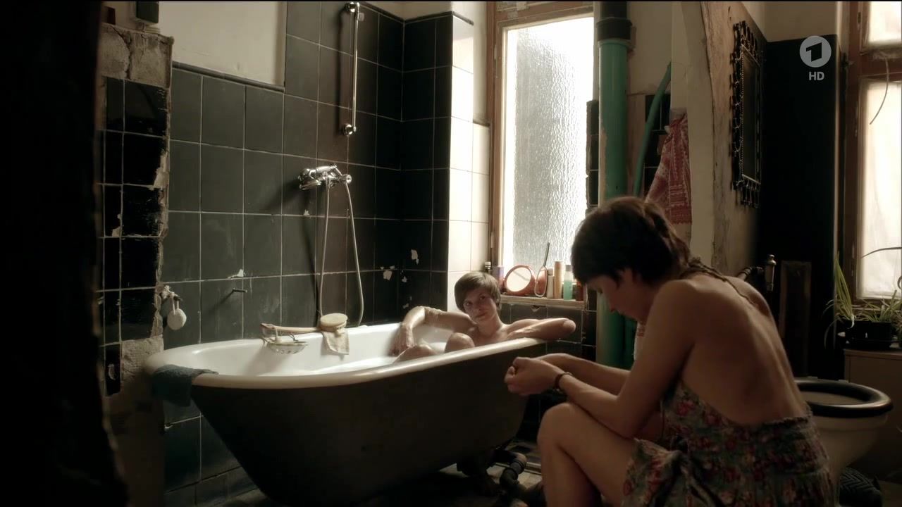 Club Naked scene with actresses Julia Koschitz, Lena Lauzemis nude - Unsichtbare Jahre(2015) GirlfriendVideos - 1