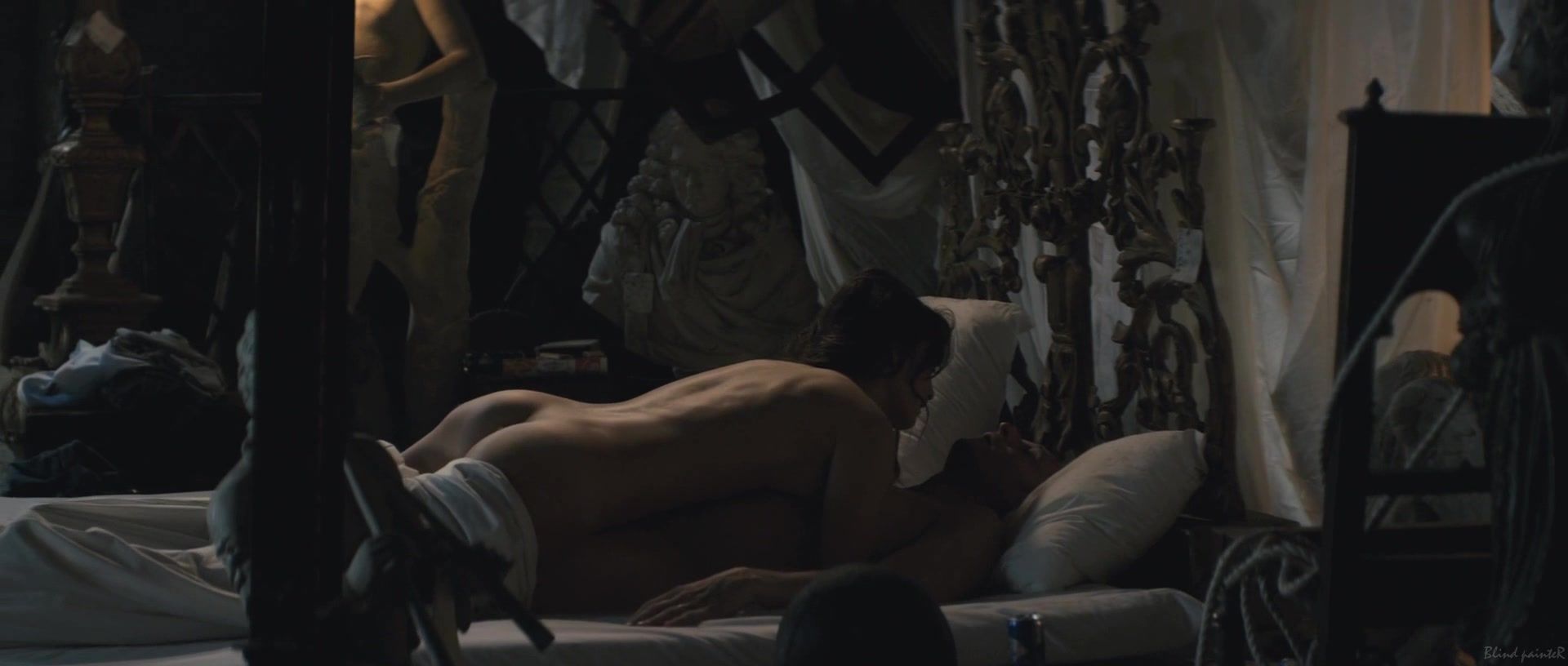 Highheels French sex scene | Charlotte Le Bon nude - Le Grand Mechant Loup (2013) Sofa - 2