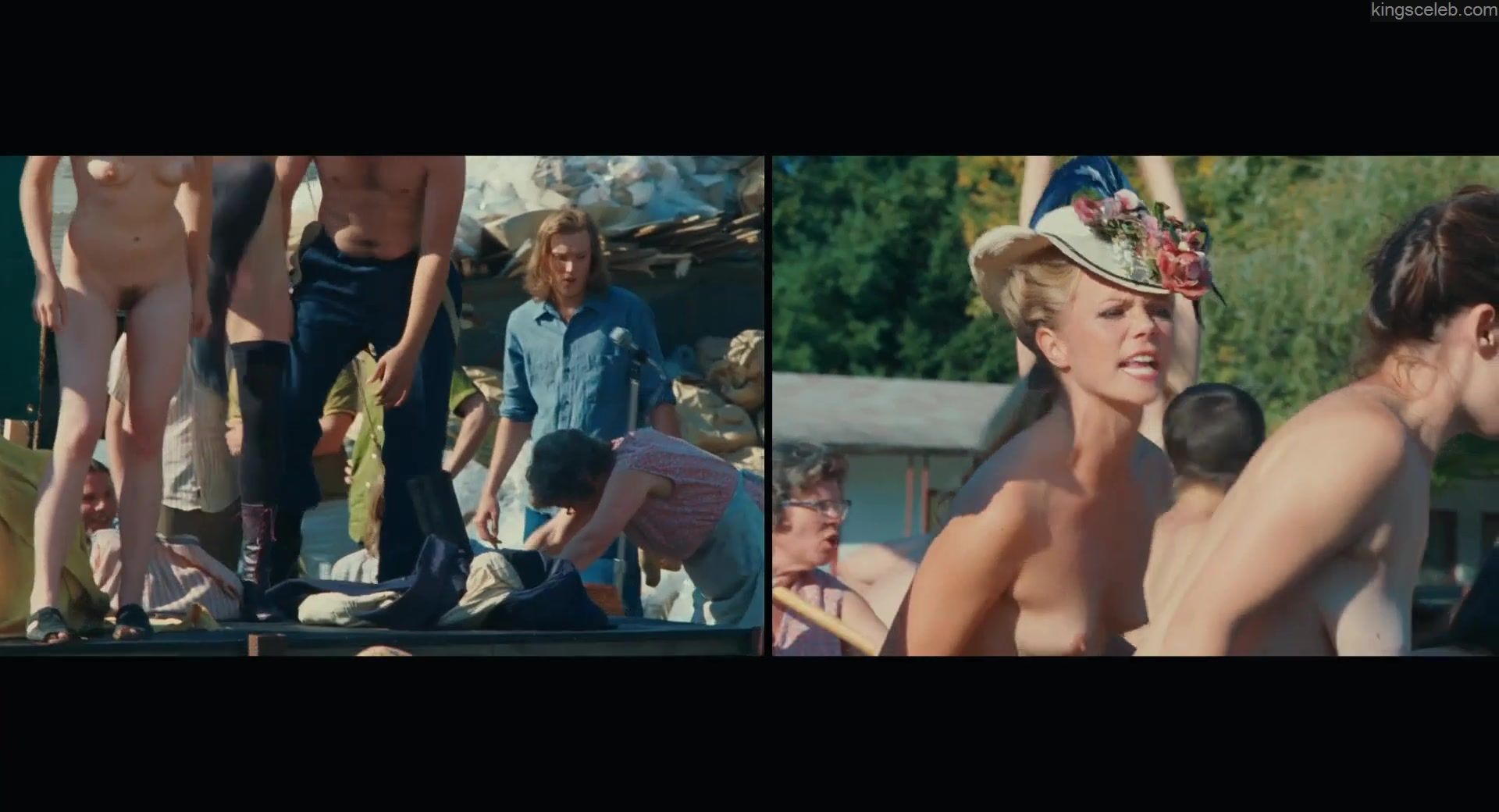 Gay Bang Public nudity and Exhibitionism scene of Kelli Garner naked - Taking Woodstock (2009) Prima - 1