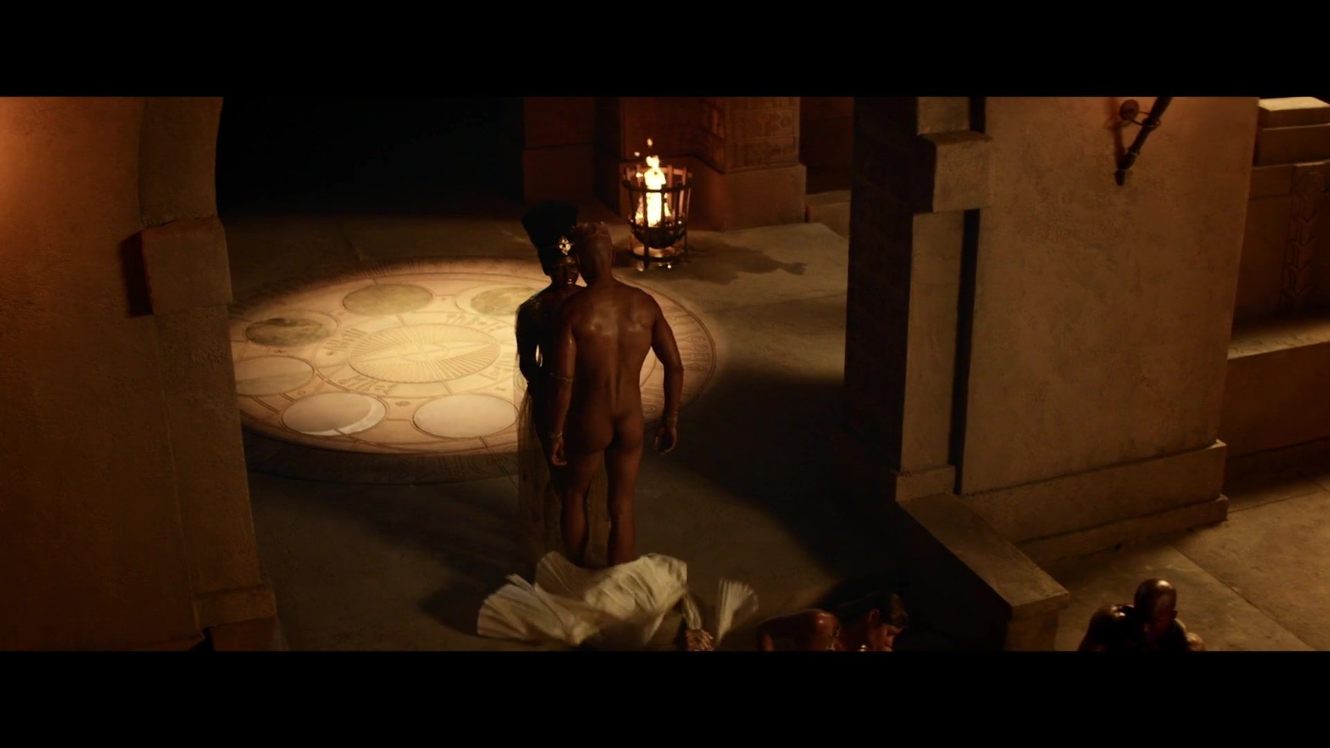 3way Celebs sex scene of naked Yetide Badaki - American Gods s01e08 (2017) Cousin