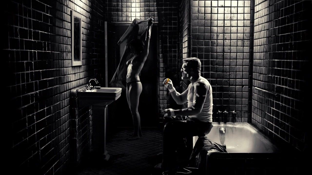 Prostitute Carla Gugino naked – Sin City (2005) Money