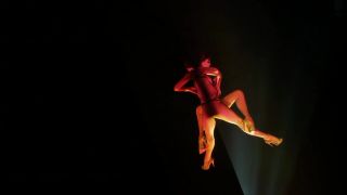 Sentando Nude girl art - Christian Louboutin & Mia Martina - Fire Gay Domination