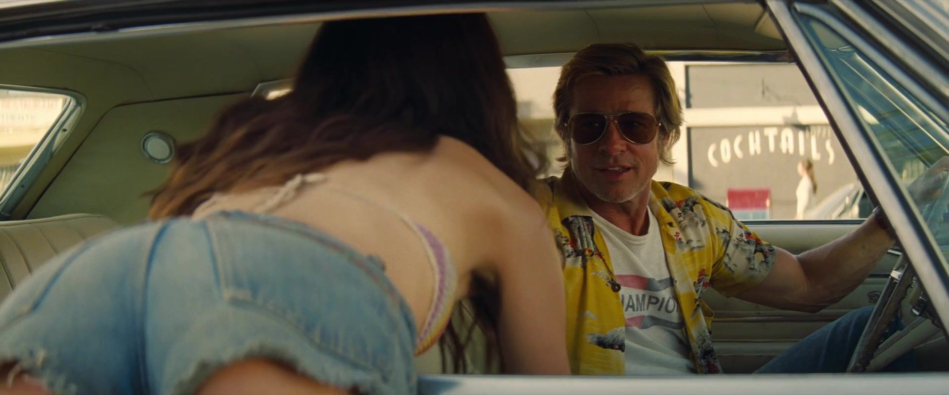 Gay Blondhair Sexy Dakota Fanning, Margaret Qualley naked- Once Upon A Time In Hollywood (2019) Doggy Style Porn - 1