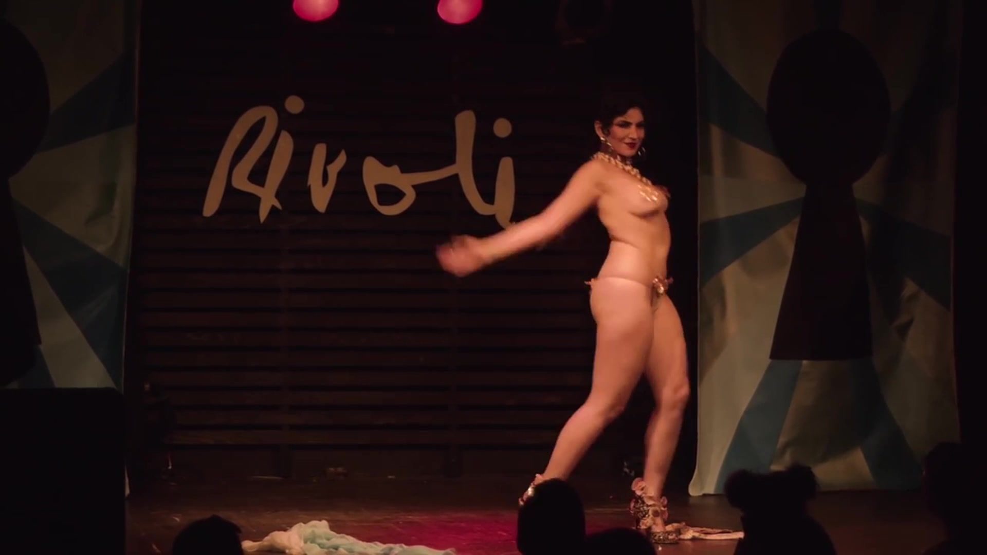 Pounding Burlesque Strip SHOW Elena Candela - The Rivoli - 2017 Negro