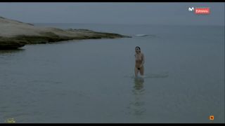 Jock Nude Scene Spanish Actress Elena Anaya Totally Naked in the Beach in a Movie Monster Cock