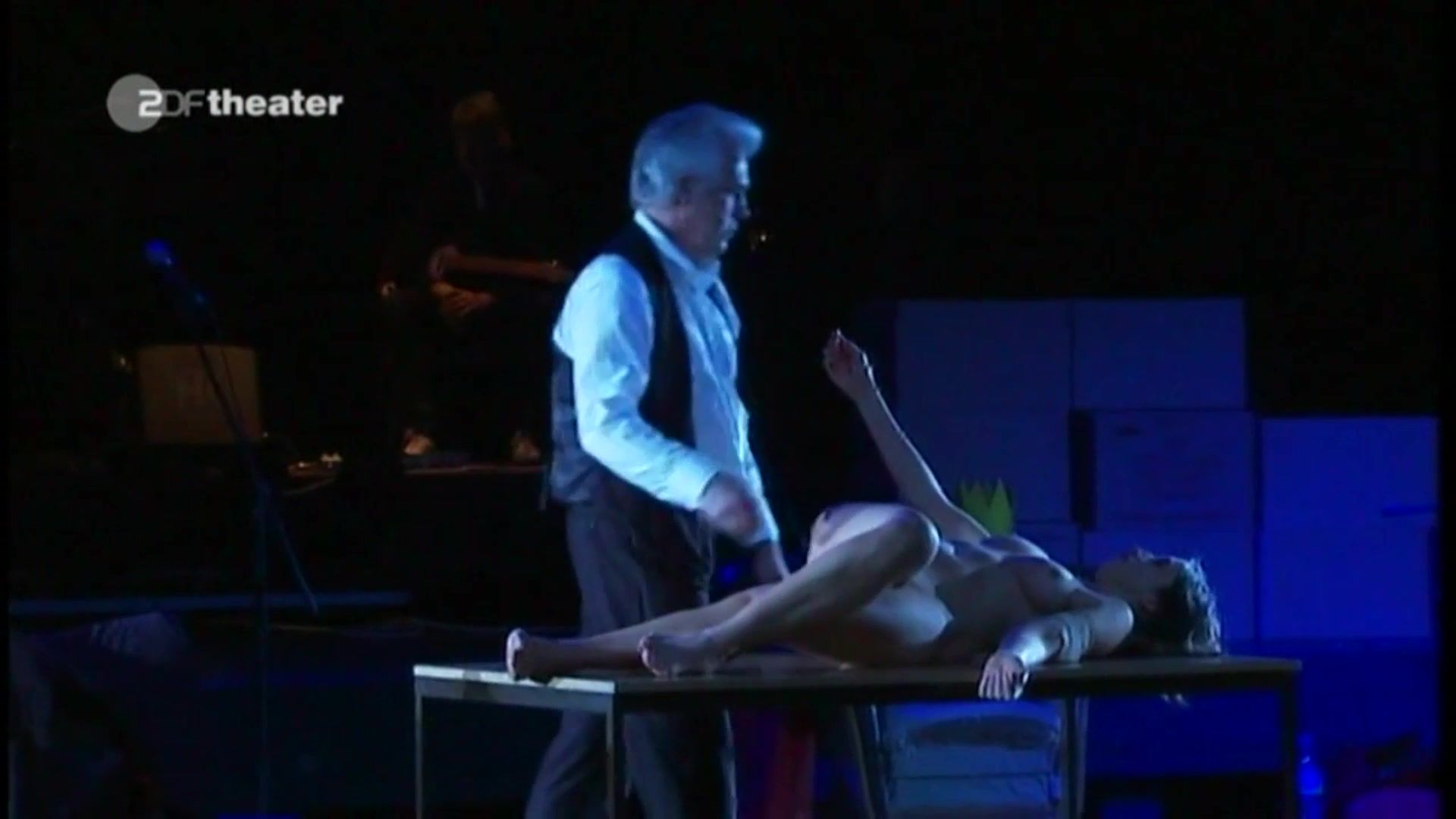 Hotel Naked on Stage - Dafne Maria Fiedler - Full Nude Bondage - 1