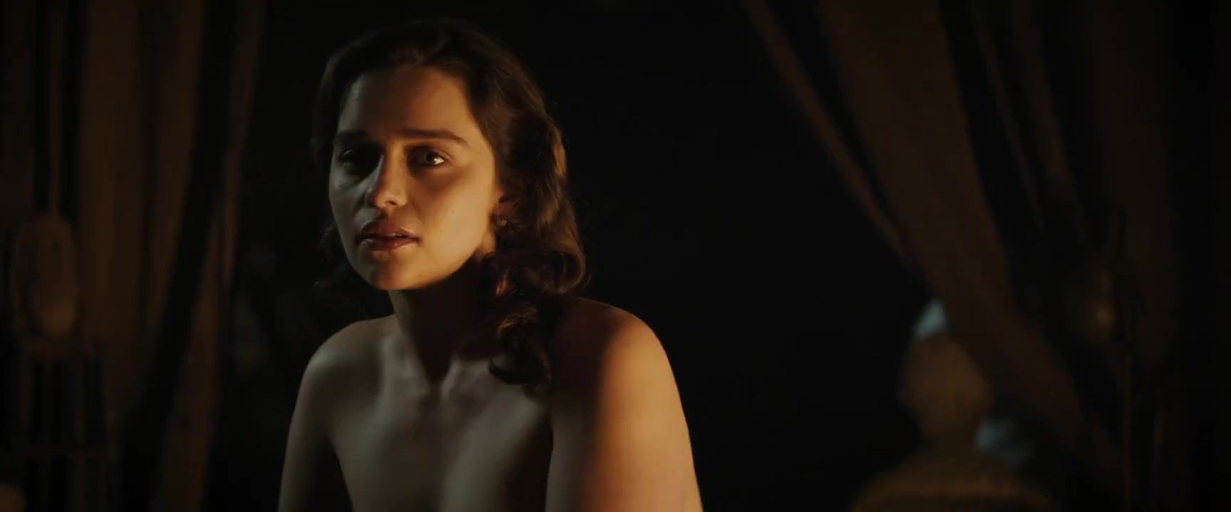 Facial Sexy video Emilia Clarke Fucked & Posing Nude in Voice from the Stone (2017) Closeups