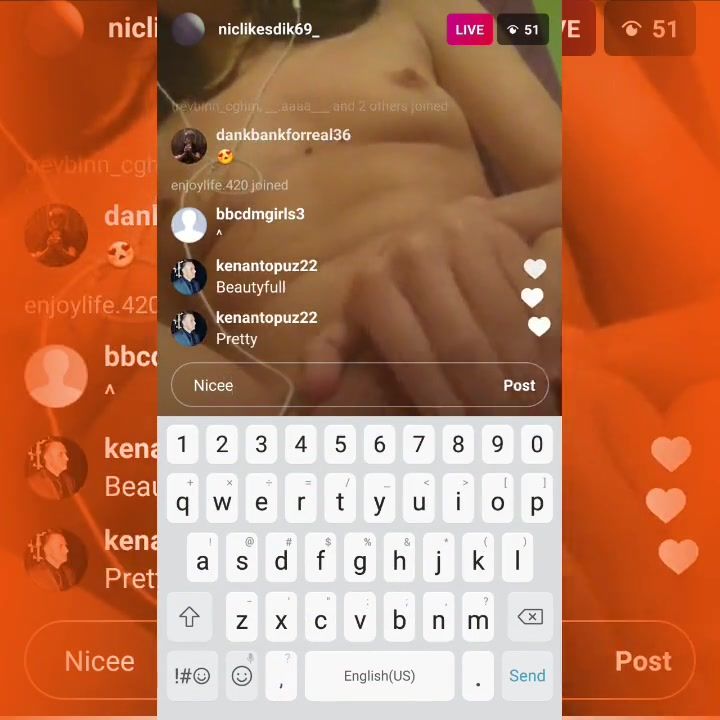 Brazzers Naked on Stage INSTAGRAM LIVE 19 Year old Slut Masturbating and Performing for Followers Naturaltits