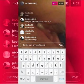 Leche Naked on Stage INSTAGRAM LIVE 19 Year old Slut Masturbating and Performing for Followers Eve Angel