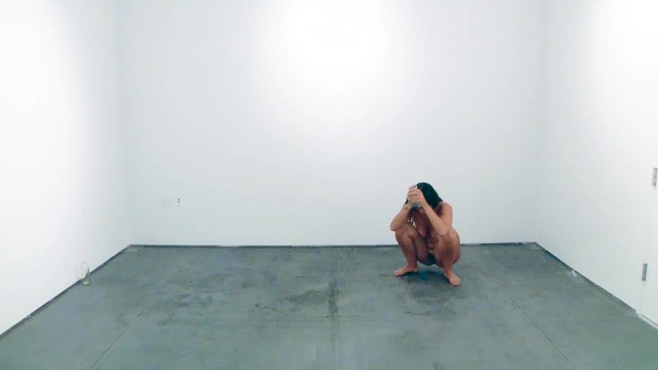 Swallowing Naked on Stage Territorial Burden (performance Art) Ero-Video - 1