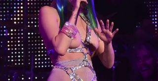 Nsfw Gifs Miley Cyrus nude - Topless BDSM on Stage Usa