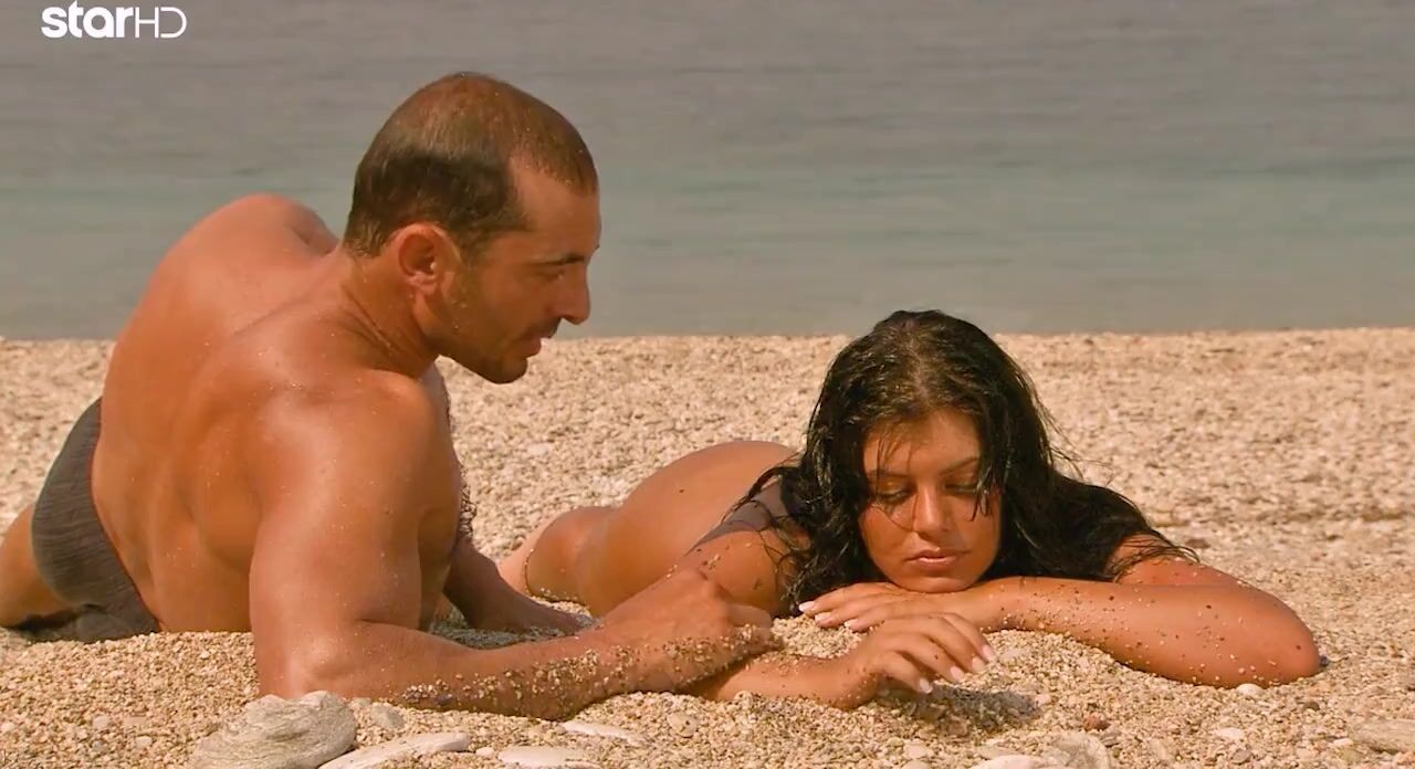 Futanari Maria Korinthiou has straight and lesbian sex scenes in Greek movie Deep end (2008) Xhamster - 2