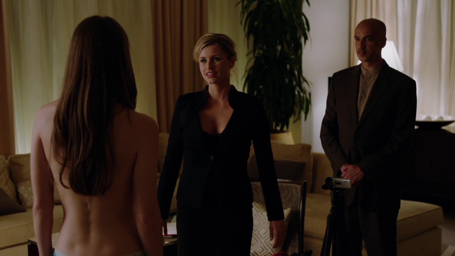 Mama Explicit sex scene of Melissa Benoist in panties in TV series Homeland S01e02 (2011) Christy Mack - 1