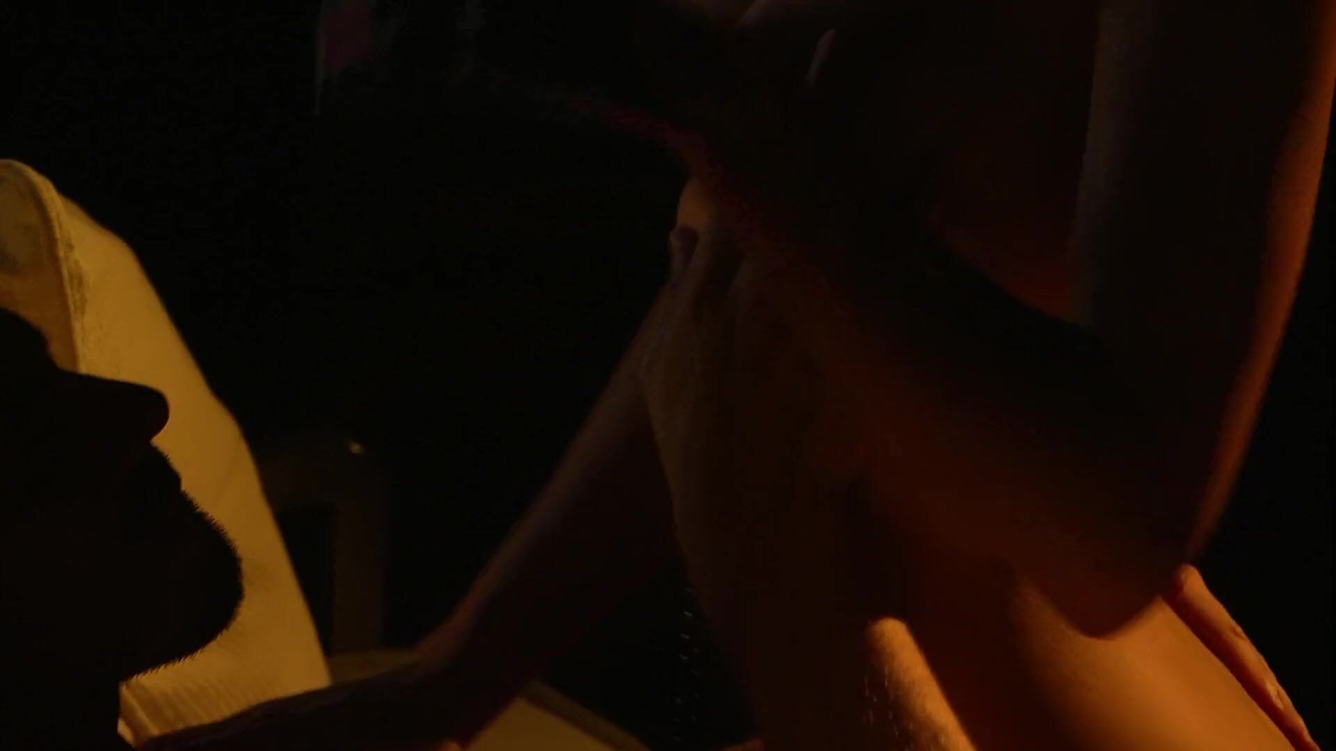 Camgirl Tempting Malena Morgan rides cock in the darkness in romantic hot movie sex scene Clip - 1