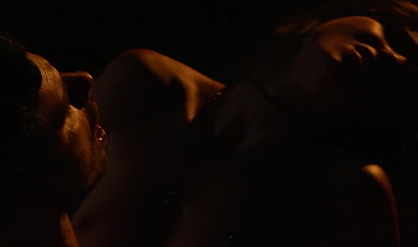 French Tempting Malena Morgan rides cock in the darkness in romantic hot movie sex scene British