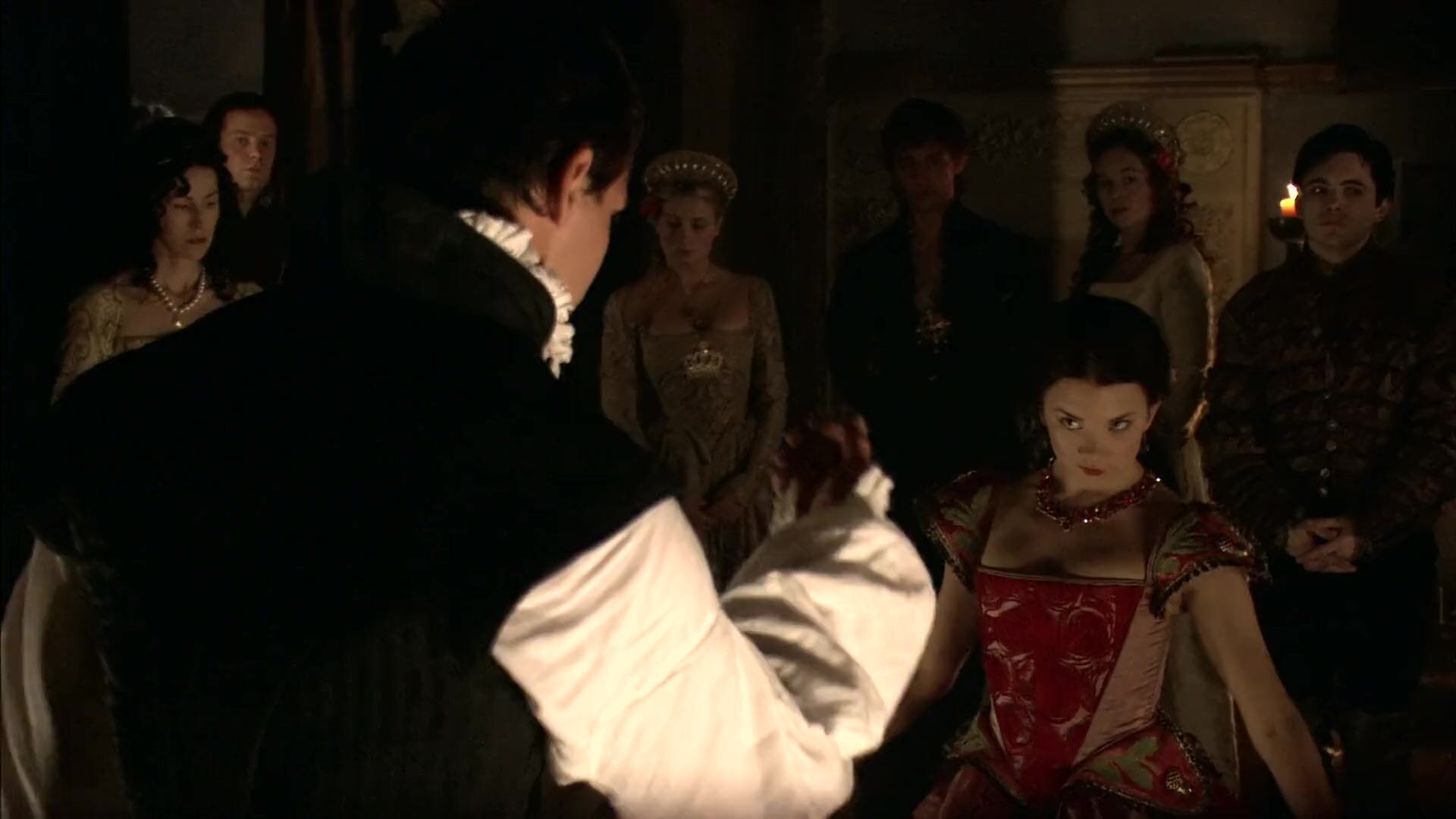 Cumfacial TV series The Tudors with participation of popular actress Natalie Dormer being fucked Hand - 1