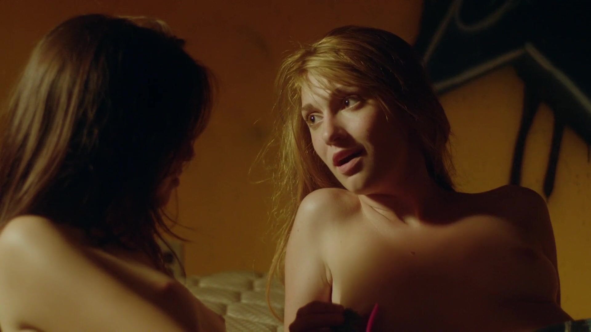 Amateurs Hot same-sex lovers Asta Paredes nude and Catherine Corcoran nude in lesbian sex scene Deepthroat - 1