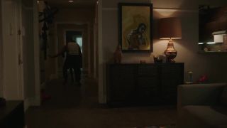 Dykes Petite Ebony MILF Naturi Naughton in explicit sex act in bedroom from Power TV series Mask