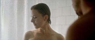 Sapphic Erotica Man finds girlfriend wet in shower and fucks her on the windowsill in Fidelity (2019) Scissoring