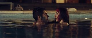 Big Penis Ryan Bown kisses Clare McCann in pool and gives sex in bed in feature movie Benefited College