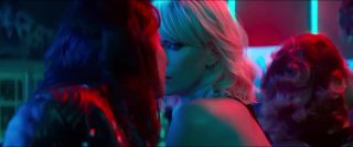 Ghetto Sofia Boutella and Charlize Theron in lesbian sex scene from Atomic Blonde (2017) Big Cock