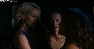 Hermana Lucy Lawless and Jaime Murray and other actresses in threesome sex movie compilation Banging