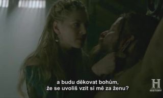 ApeTube Katheryn Winnick from TV series Vikings gets on top of guy and rides him till she cums Duro