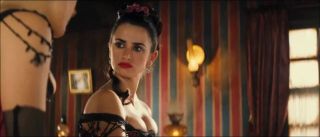 Ass Worship Mexican charmer Salma Hayek and Spanish Penelope Cruz in corsets in group sex scene Couple Fucking