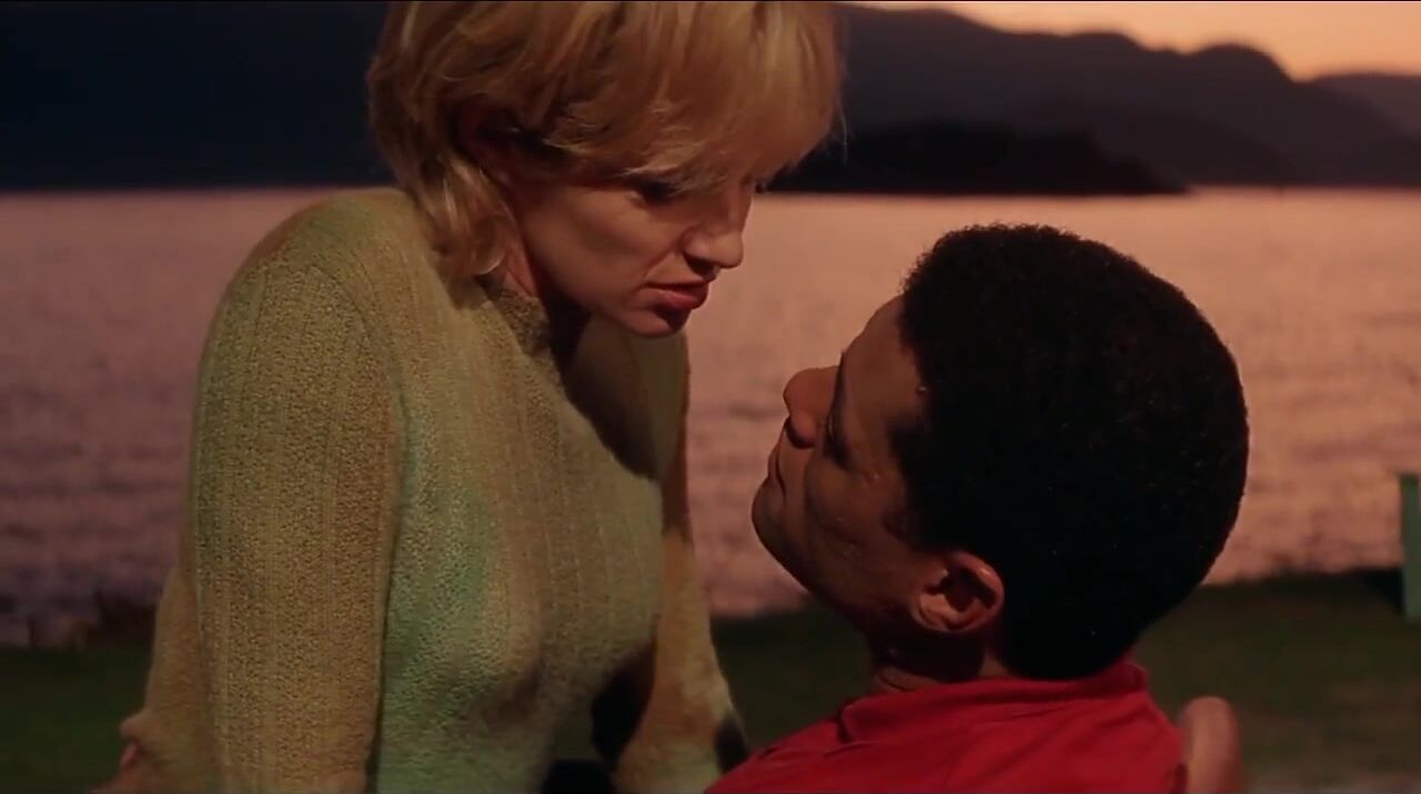 Dicks Bad Company hot sex scene of Ellen Barkin nude being scored by the black boyfriend (1995) cFake - 2