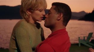 Gay Pawn Bad Company hot sex scene of Ellen Barkin nude being scored by the black boyfriend (1995) Stroking