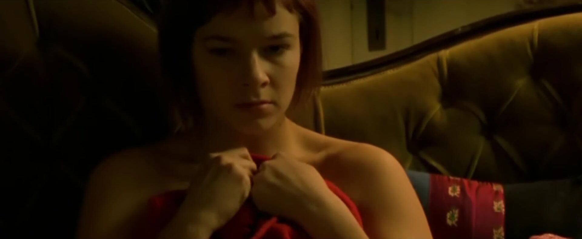 Gorda Swedish film Hannah Med H sex scene where man thrusts cock into Tove Edfeldt nude (2003) TBLOP - 1