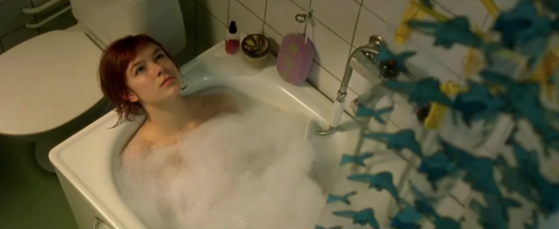Animation Swedish film Hannah Med H sex scene where man thrusts cock into Tove Edfeldt nude (2003) Balls