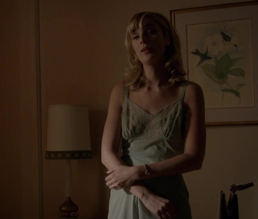 Strip Caitlin FitzGerald gets it on and makes man cum in no time in Masters of Sex S03E08 (2015) Trimmed