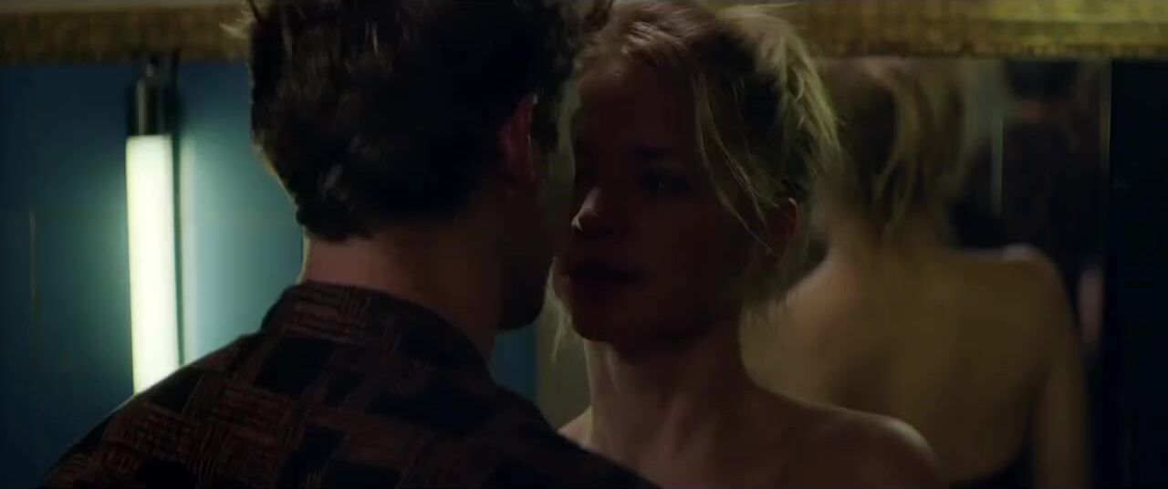 Famosa Sexy Virginie Efira fools around with younger boy in sex scenes from feature film Sofa