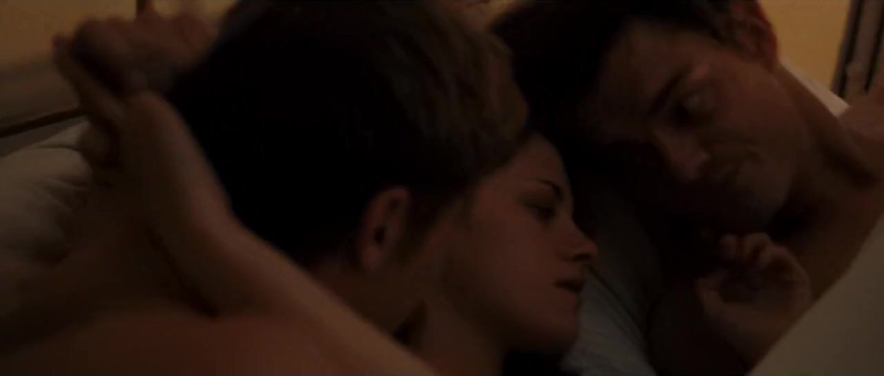 GhettoTube Kristen Stewart receives two cocks in snatch in hot nude scenes from On The Road Police