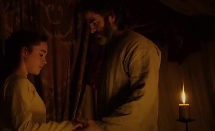Cum On Pussy Man misuses power to fuck the girl he loves to see how she cums in Outlaw King (2018) Best Blow Job
